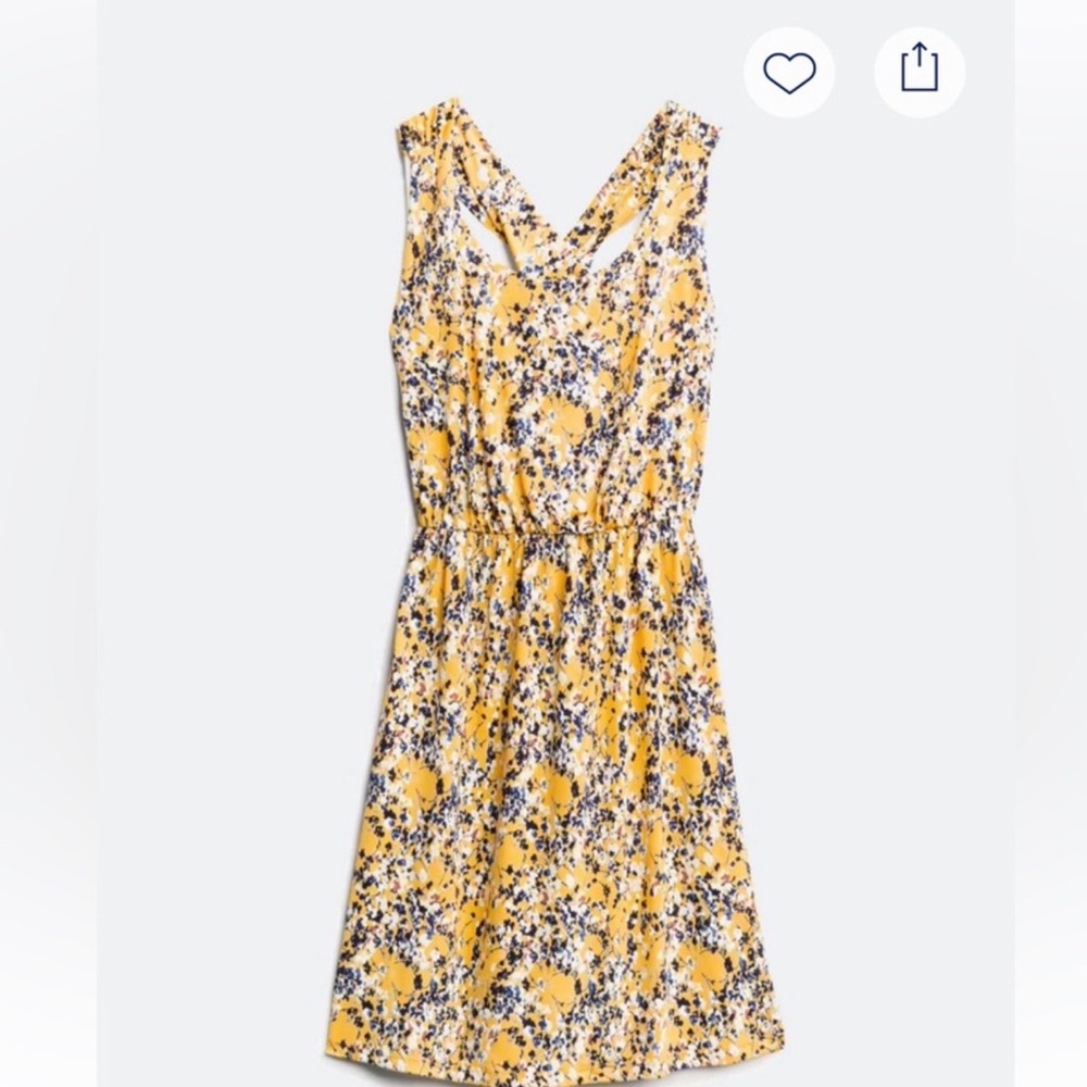 Kaileigh Yellow Floral Mini Dress